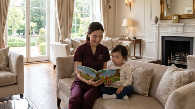 <span style="color:#FFF1BC">Nanny</span> for your child